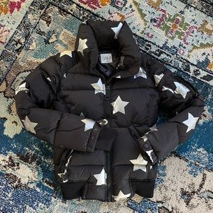 Sam. Puffer Coat with stars